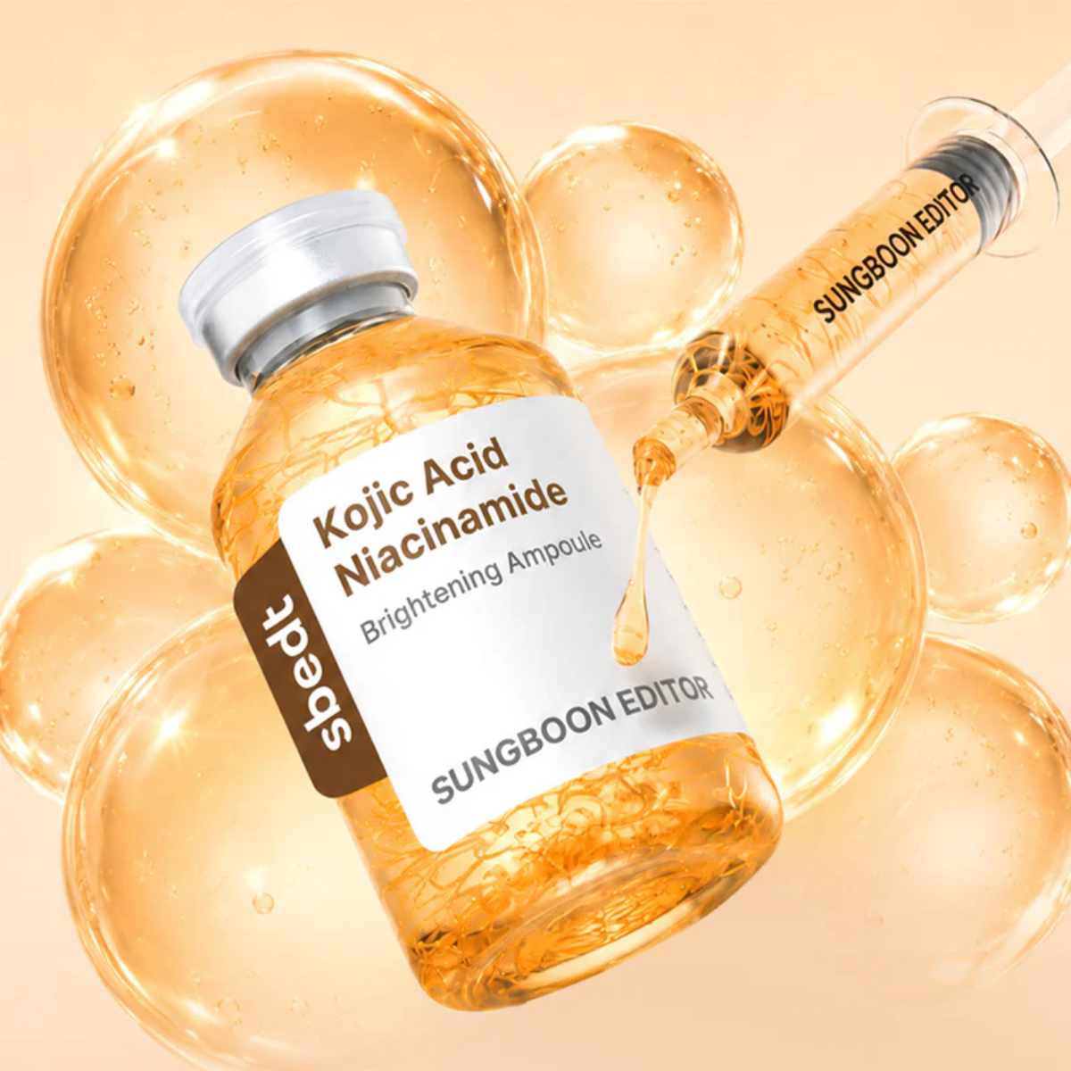 SUNGBOON EDITOR Kojic Acid Niacinamide Brightening Ampoule (40 ml)