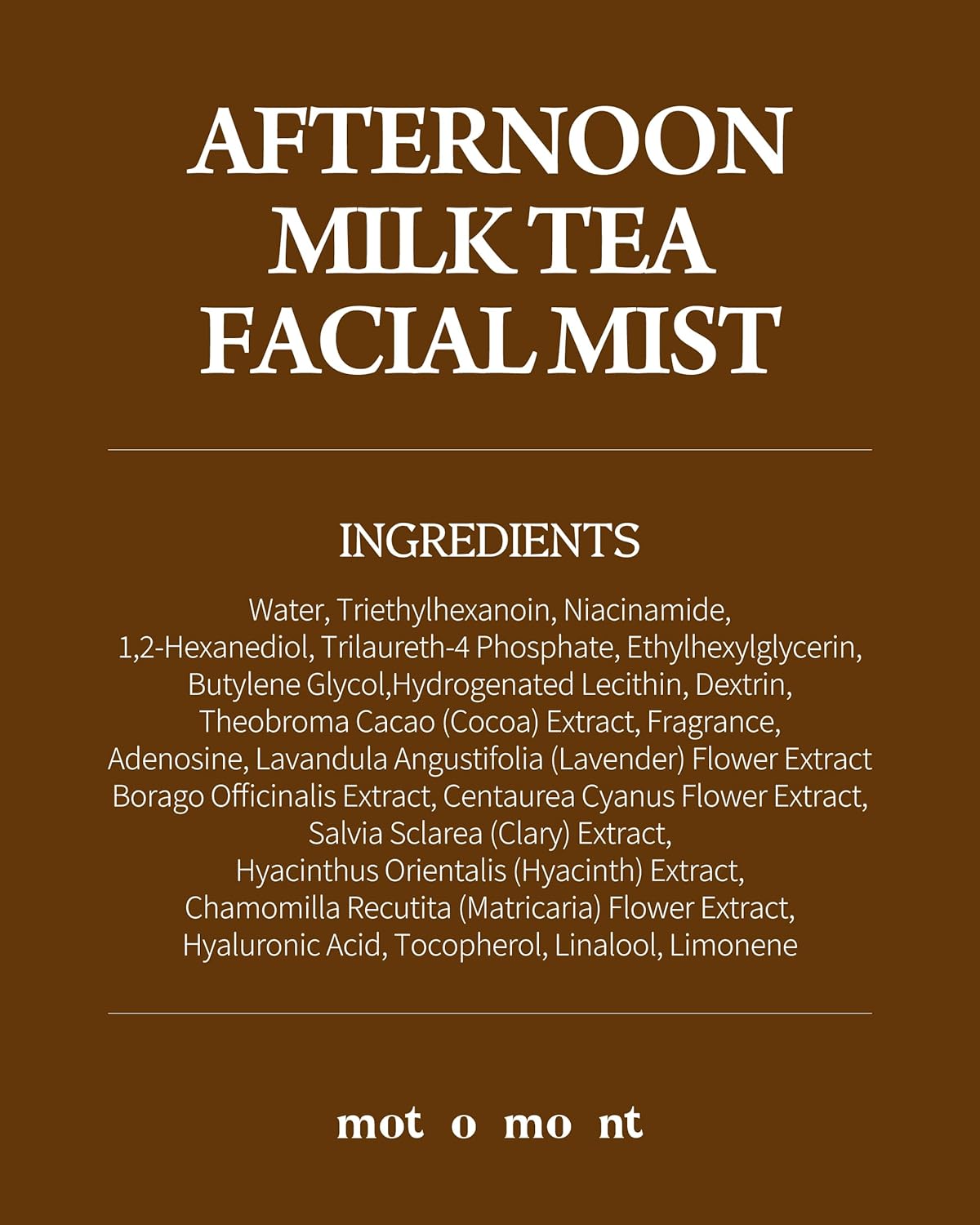 Motomont Afternoon Glow & Balance Facial Mist (100 ml)