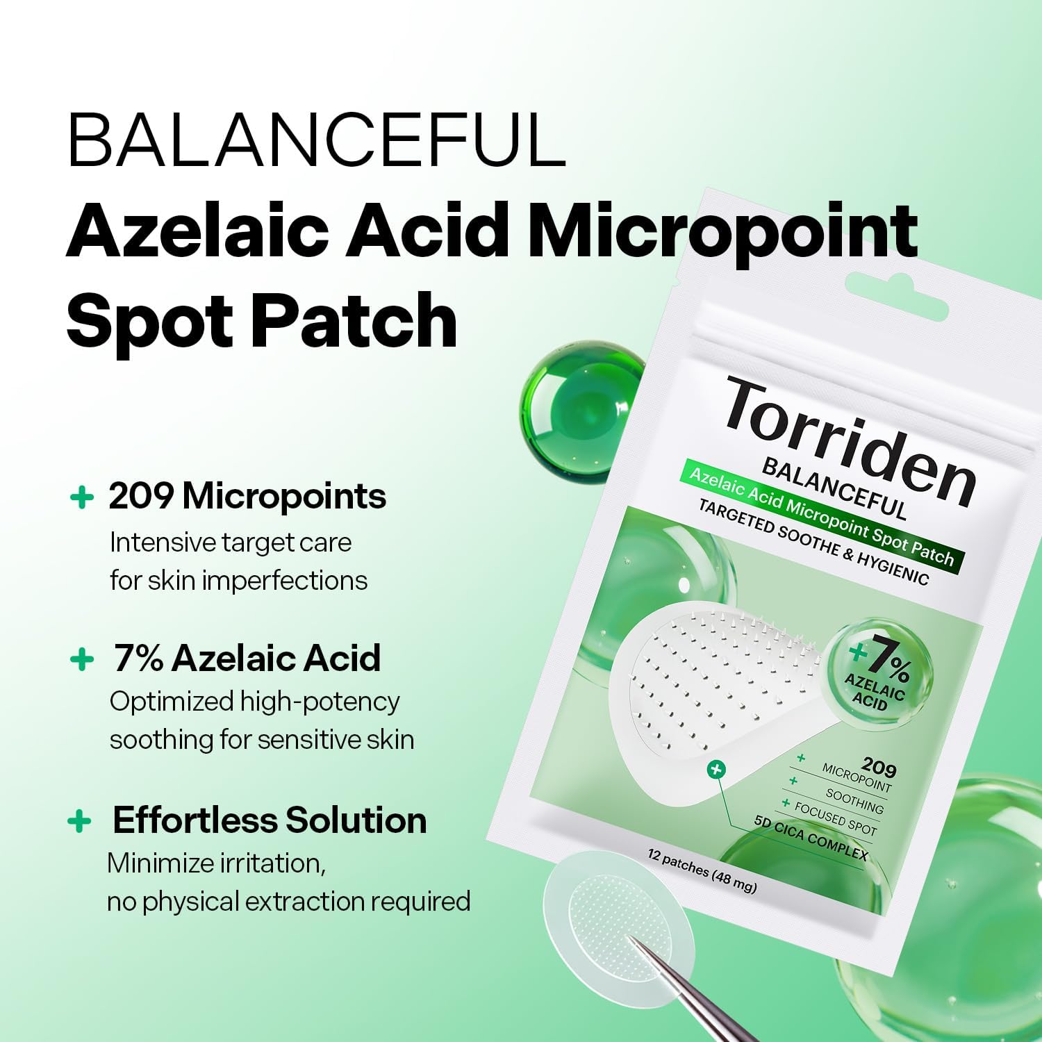 Torriden Balanceful Azelaic Acid Micropoint Spot Patch (12 patches)