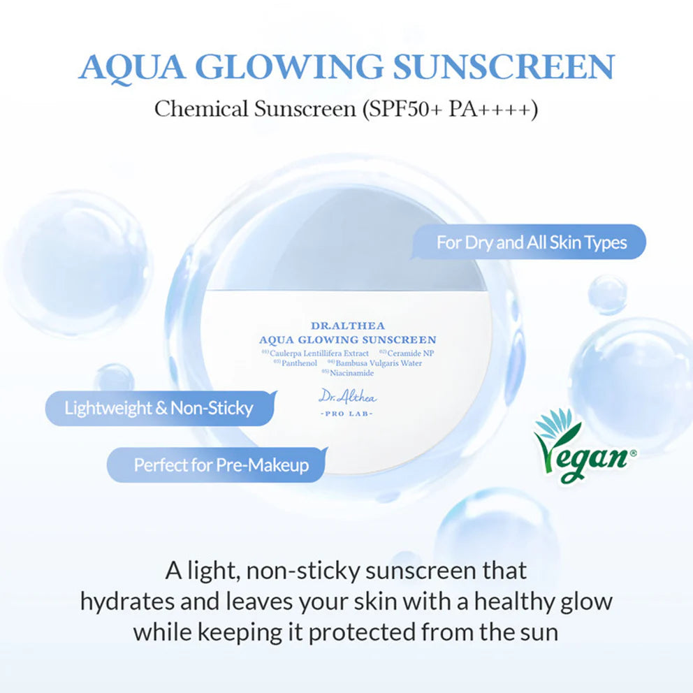 Dr. Althea Aqua Glowing Sunscreen SPF50+ PA++++ (45ml)