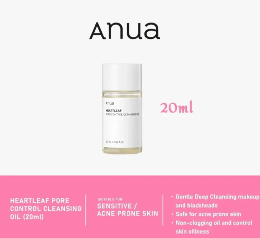 ANUA Heartleaf Pore Control Cleansing Oil Mini (20 ml)