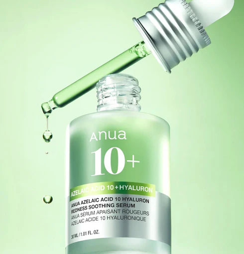 ANUA Azelaic Acid 10 + Hyaluron Redness Soothing Serum (30 ml)