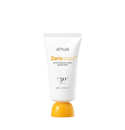 ANUA Zero-Cast Moisturizing Finish Sunscreen SPF50+ PA++++ (50 ml)