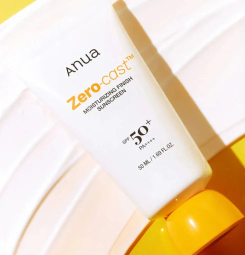 ANUA Zero-Cast Moisturizing Finish Sunscreen SPF50+ PA++++ (50 ml)