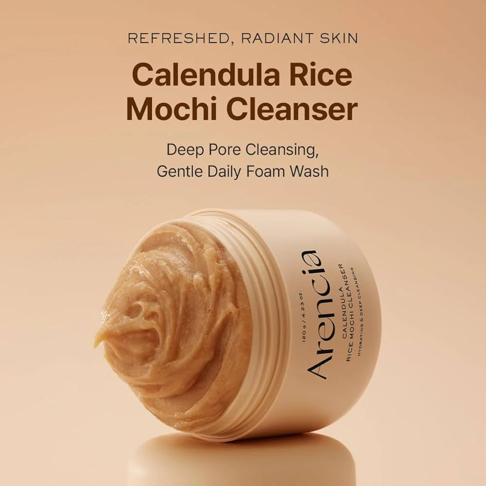 Arencia Calendula Rice Mochi Cleanser (120g)