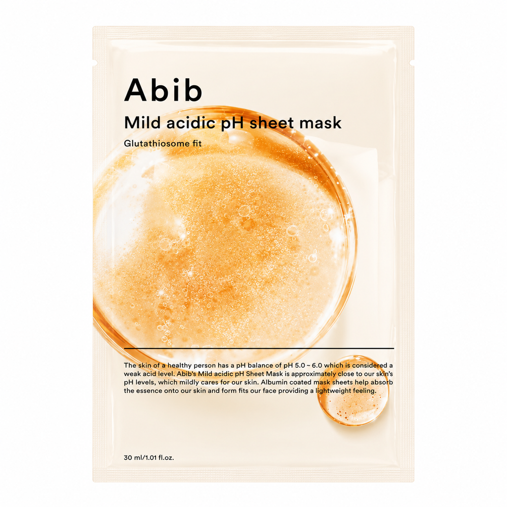 Abib Mild Acidic pH Sheet Mask – Glutathiosome Fit (1 sheet)