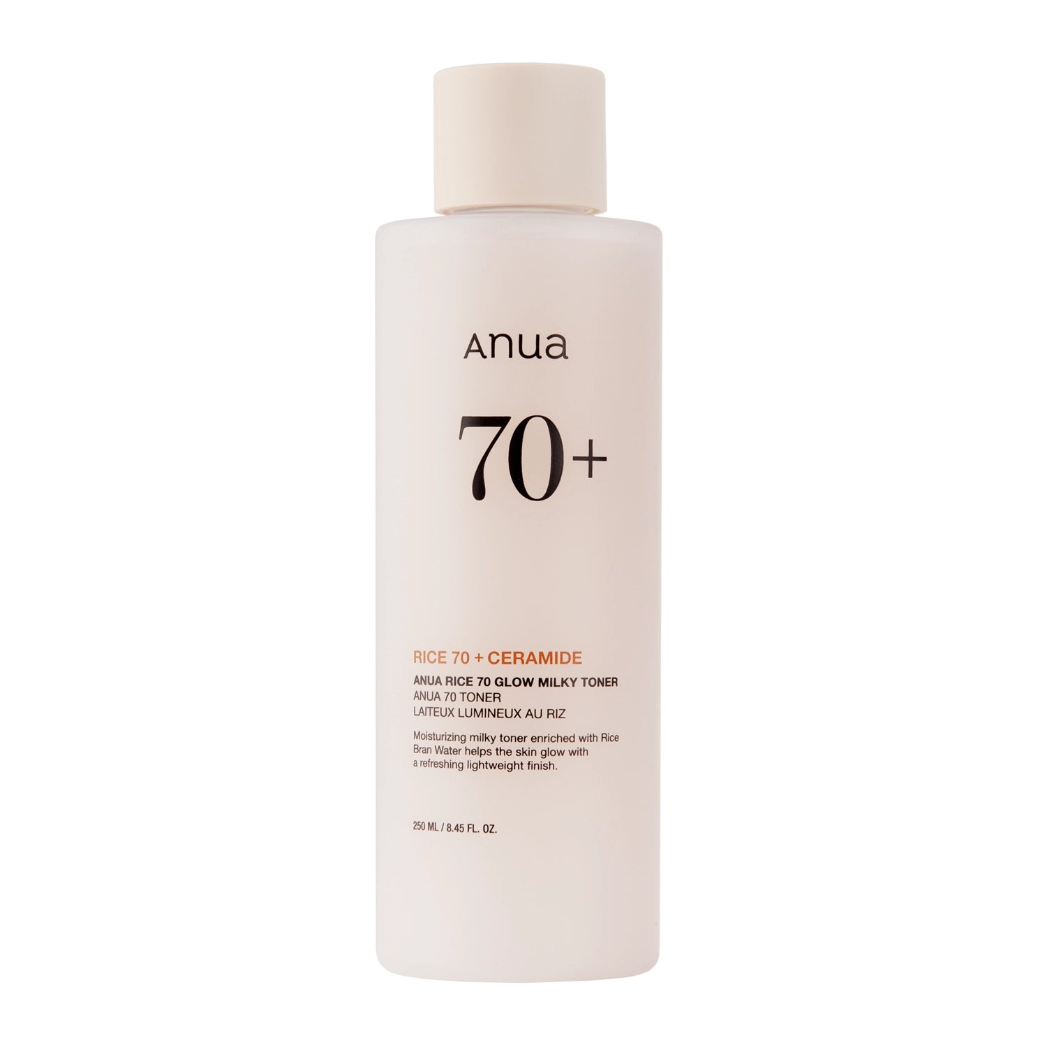 ANUA Rice 70 + Ceramide Glow Milky Toner (250ml)