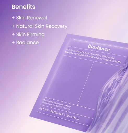 Biodance Rejuvenating Caviar PDRN Real Deep Mask 34g (1 piece)