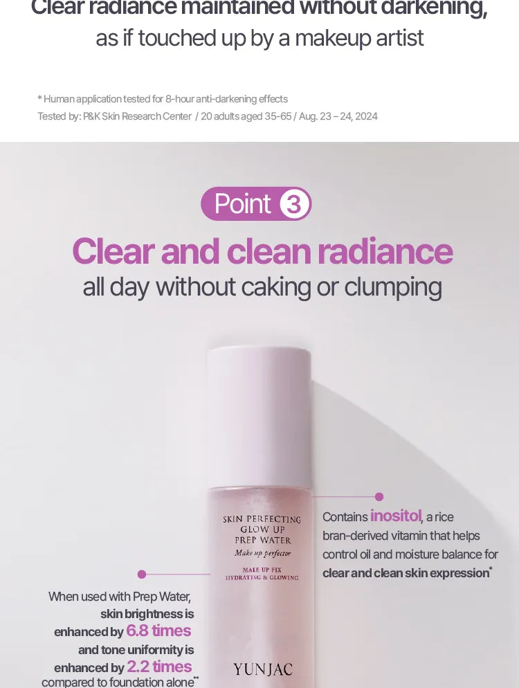 YUNJAC Skin Perfecting Glow Up Prep Water (50 ml)