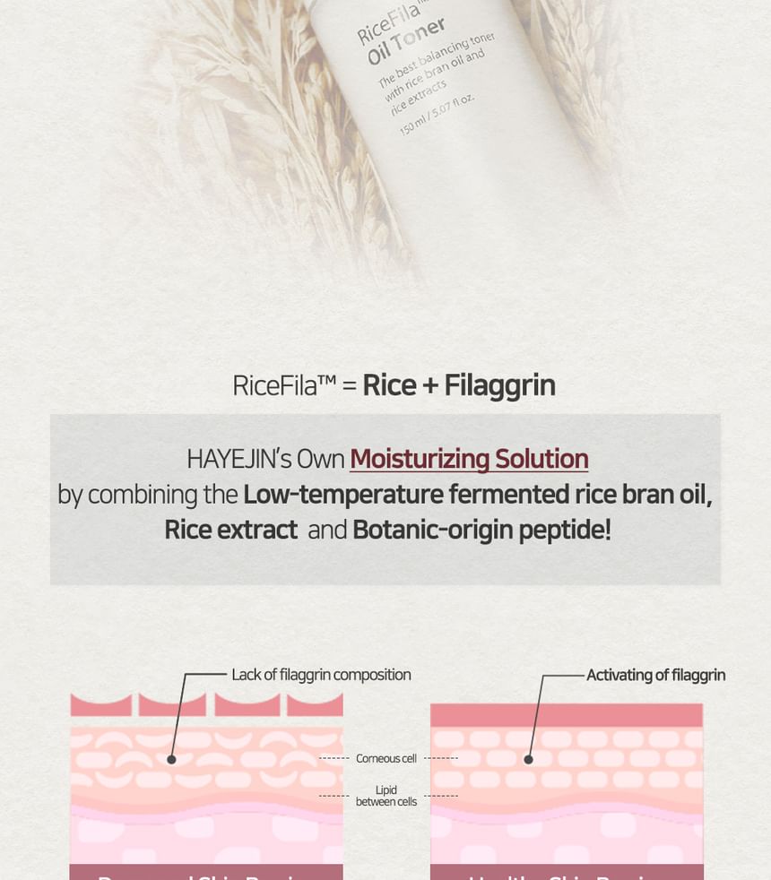 HAYEJIN - RiceFila Oil Toner (150 ml)