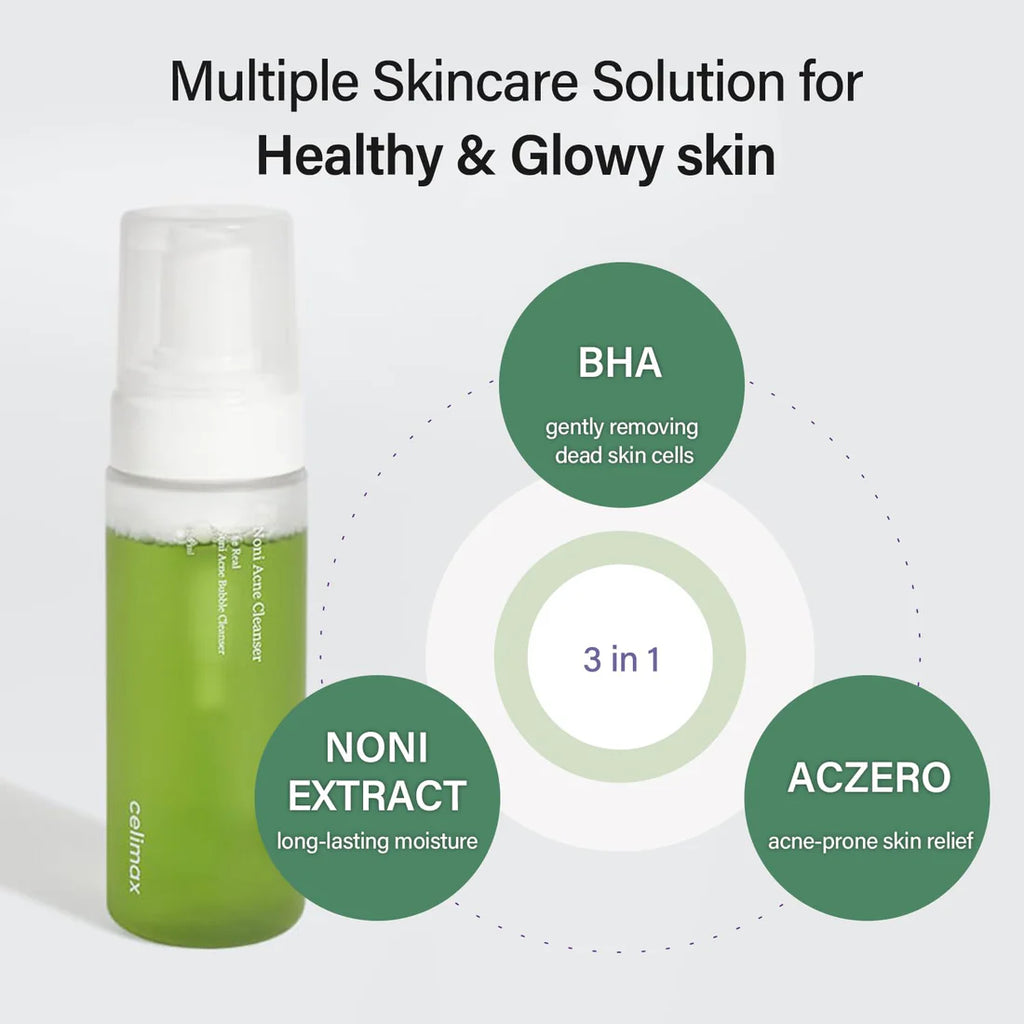 Celimax The Real Noni Acne Bubble Cleanser (155 ml)