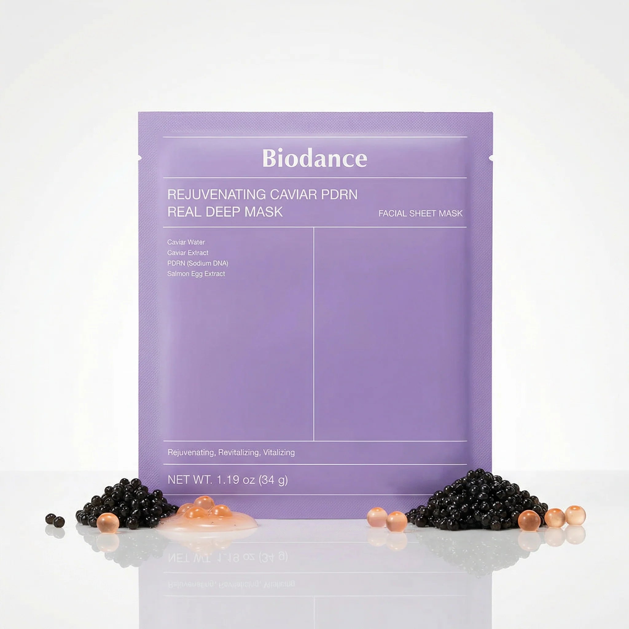 Biodance Rejuvenating Caviar PDRN Real Deep Mask 34g (1 piece)