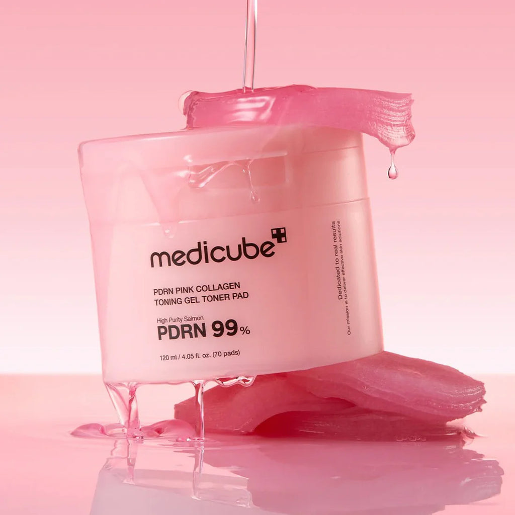 Medicube PDRN Pink Collagen Toning Gel Toner Pad (120 ml)